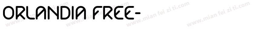 Orlandia FREE字体转换